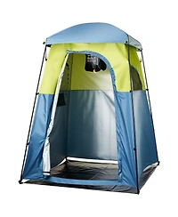 Mecale 1-Room Camping Shower Tent with Shower Bag, Stakes and Carry Bag