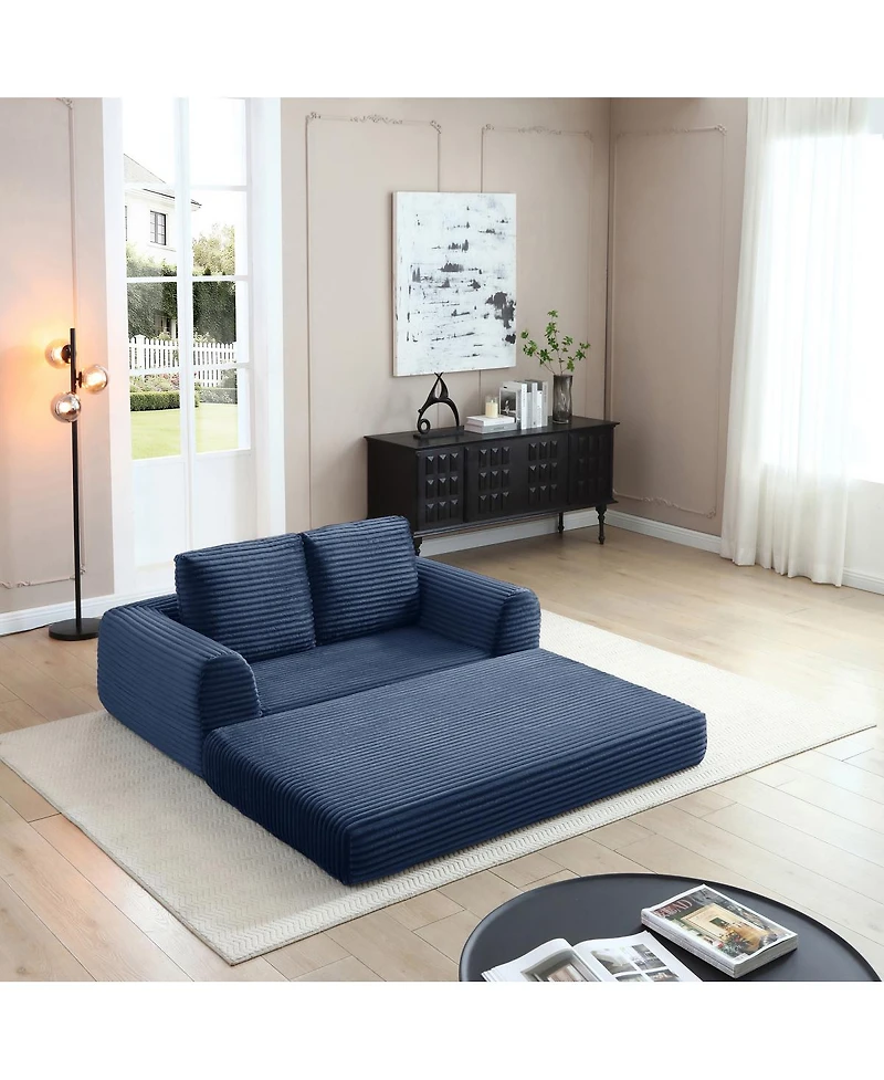 Streamdale Furniture 2-in-1 Folding Convertible Sofa Bed