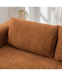 Streamdale Furniture 71" 2-in-1 Pull Out Foldable Loveseat Sofa Bed with Pillows