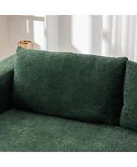 Streamdale Furniture 71" 2-in-1 Pull Out Loveseat Sofa Bed with Pillows