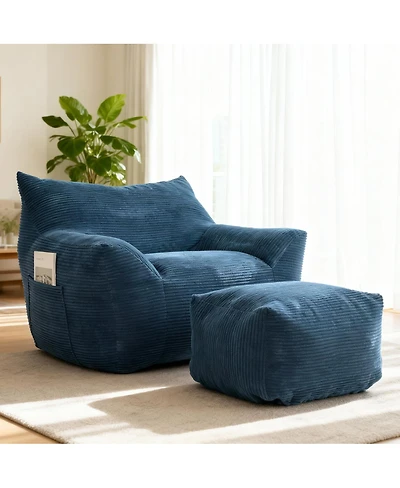 Streamdale Furniture Oversized Comfy Bean Bag Chair for Adults