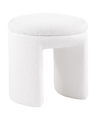 Emery 18" U-Shaped Upholstered Ottoman