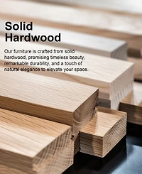 Tayen 43.3" Round Bottom Shelf Coffee Table