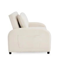 Streamdale Furniture 3-in-1 Convertible Sleeper Sofa Bed with Pillow & Pocket