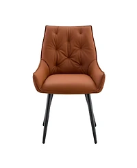 Streamdale Furniture Dining Chairs Set of 2, Faux Leather