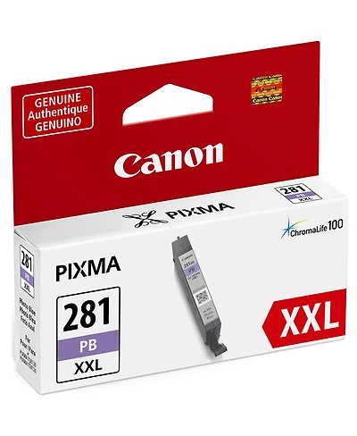 Canon Cli-281 Xxl Photo Blue Ink Tank for Select Pixma Ts Series Printers - 11.7ml