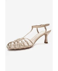 Prologue Shoes Womens Gerald Woven Strap Stiletto Pump