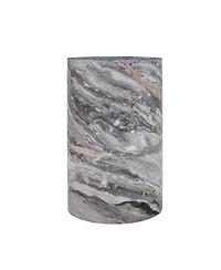 Streamdale Furniture Simple marble textured coffee table, 12" x 19.7", Mdf, industrial style