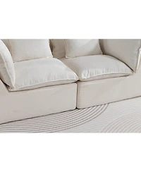 Streamdale Furniture Cloud Couch Oversized Modular Sectional Sofa, 2-Seat