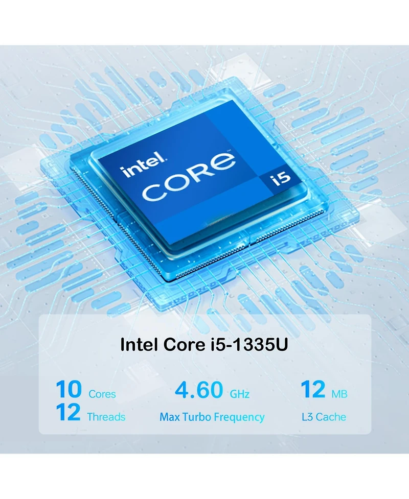 Lenovo IdeaPad 1 15.6" Entry Traditional Laptop Intel Core i5-1335U 40GB Ram Intel Iris Xe Graphics 1TB Ssd Storage Windows 11 Home 60Hz