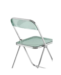 Streamdale Furniture Folding transparent stackable crystal folding chair