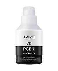Canon Gi-20 Black Pigment Ink Bottle for G5020, G6020, G7020 Pixma G Series MegaTank Printers, 70ml