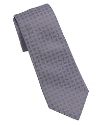 Dkny Men's Slim Design Geometric Neck Tie