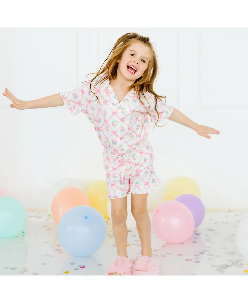 Sweet Wink Little Girls Birthday Girl Lounge Set