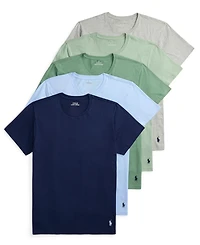 Polo Ralph Lauren Men's Crewneck Undershirts, 5-Pack