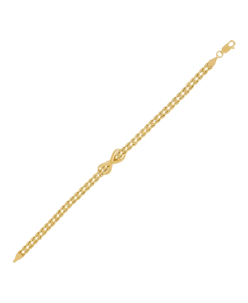 Macy's Rope Chain Bracelet in 10k Yellow Gold