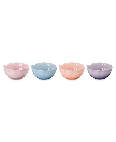 Le Creuset Petal Stoneware 4-Pc. Bowl Set