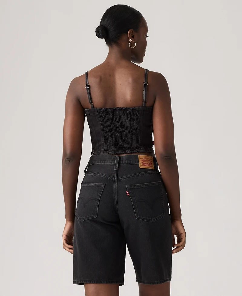 Levi's Women's Jadine Denim Cropped Camisole Tank Top