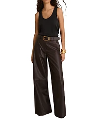 Reiss Women's Silk-Front Cami Top