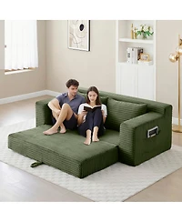 Streamdale Furniture Memory Foam Cloud Loveseat Sofa