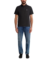 Karl Lagerfeld Paris Men's Regular-Fit Short-Sleeve Spread Collar Polo T-Shirt