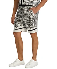 Karl Lagerfeld Paris Men's Relaxed-Fit Double L Shorts