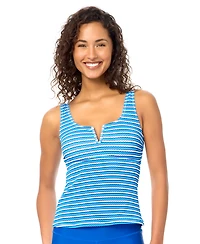 Raisins Women's Negril Stripe Tankini Top