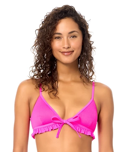 Raisins Women's Shaye V-Neck Swim Bikini Top