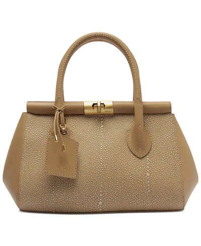 Arezzo Morgan Small Turn-Lock Tote Bag