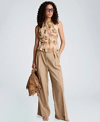 Kenneth Cole Women's Mock Neck Sleeveless Tank Top