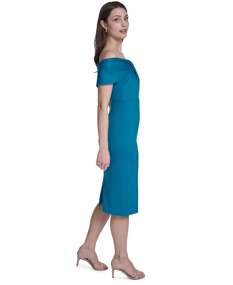 Eliza J Women's Off-The-Shoulder Midi Dress