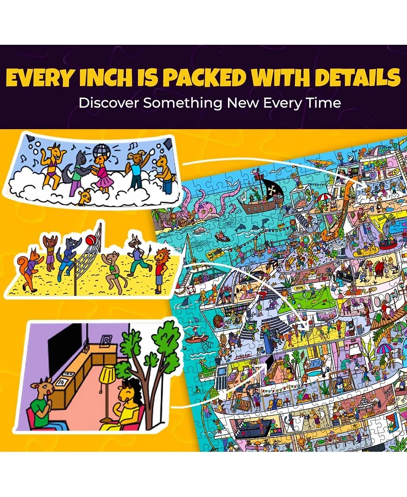 Quokka 1000 Piece Jigsaw Puzzle for Adults – Themed Puzzles with Bonus Challenges