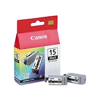 Canon Bci-15 Black Ink Tank Twin Pack for i70, i80, iP90, iP90v Pixma Series Printers