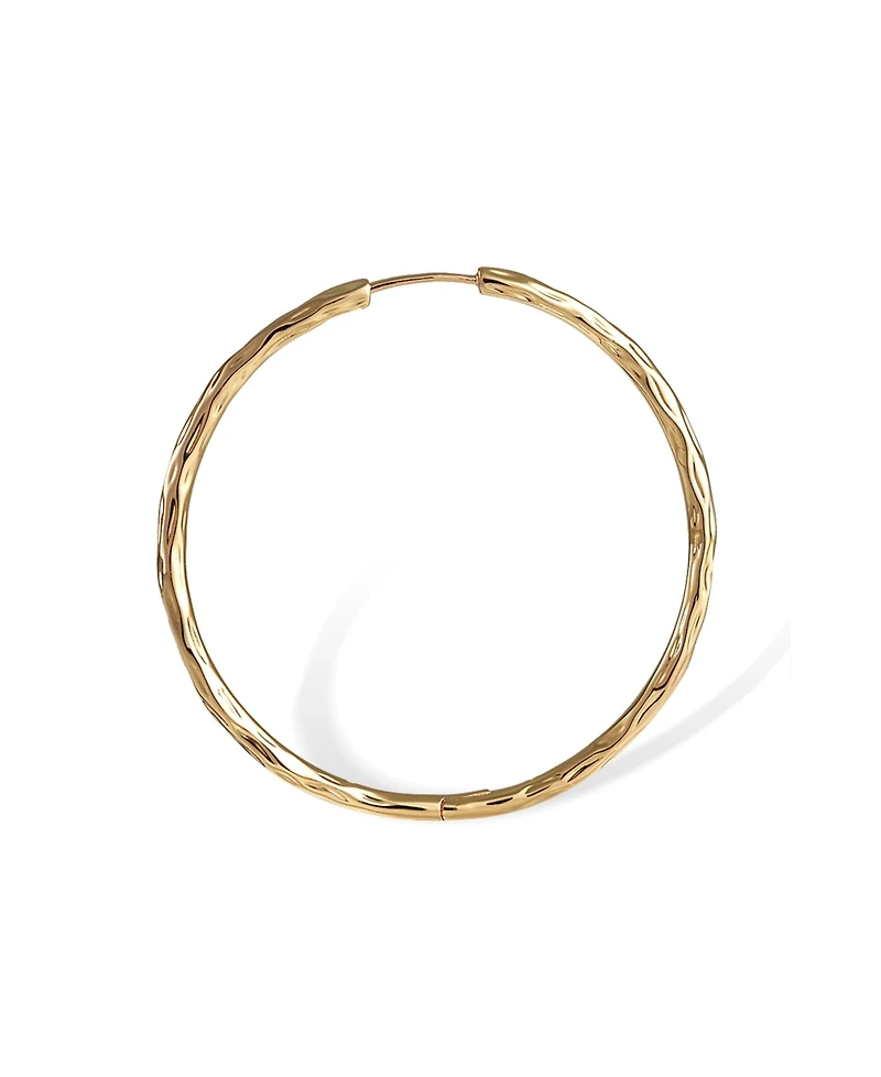 Retro Chic Grove Hoop Earrings