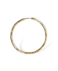 Retro Chic Grove Hoop Earrings