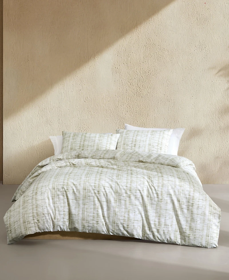Calvin Klein Weave Texture Rich 3-Pc. Duvet Cover Set