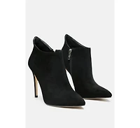 Nyxa Womens Stiletto Ankle Boot