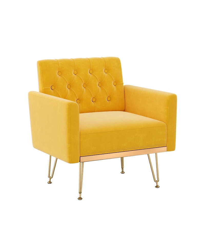 Streamdale Furniture Velvet Armchair Single Chair