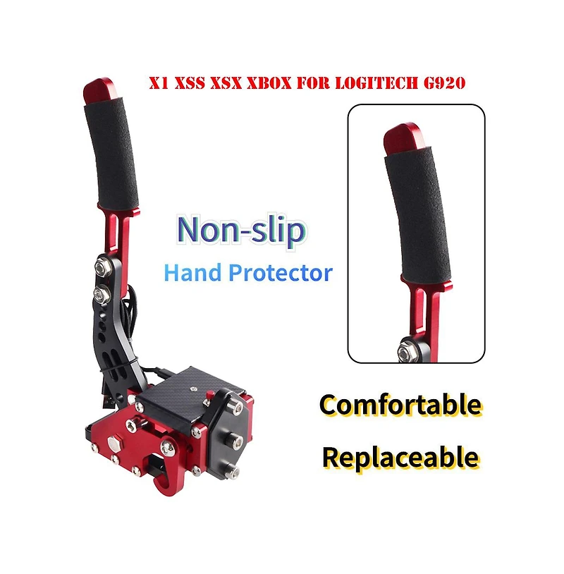 Artudatech 14 Bit Racing Handbrake with Hall Sensor - Progressive Brake for Logitech G920
