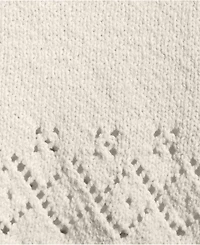 Lands' End Women's Pointelle Square Neck Tank Sweater