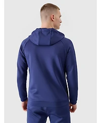 4F Men's Zipped Hooded Quick-Drying Training Sweatshirt