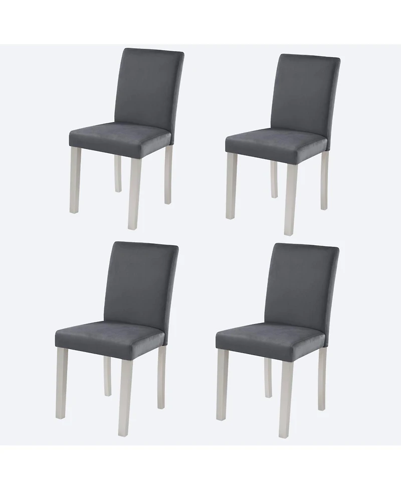 Streamdale Furniture Dining Chairs Set of 4, Kitchen Chair with Padded Seat