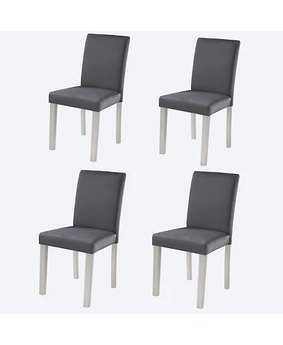 Streamdale Furniture Dining Chairs Set of 4, Kitchen Chair with Padded Seat