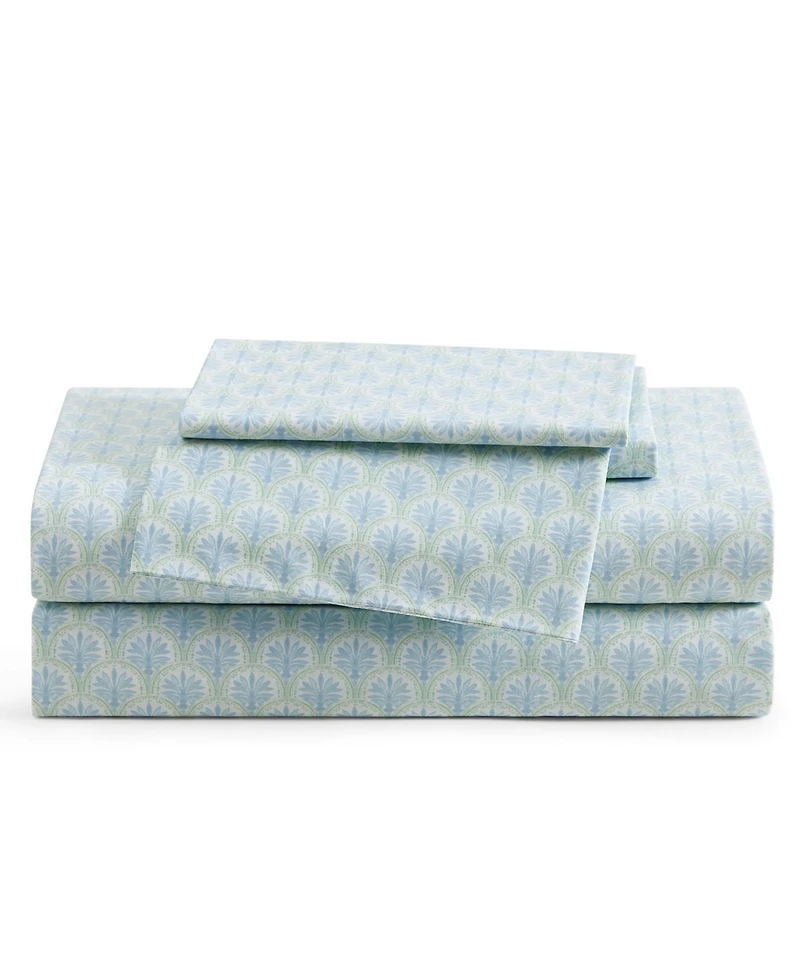 Tommy Bahama Home Coastal Bay 200-Thread Count Washed Cotton 4-Pc. Sheet Set