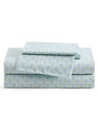 Tommy Bahama Home Coastal Bay 200-Thread Count Washed Cotton 4-Pc. Sheet Set