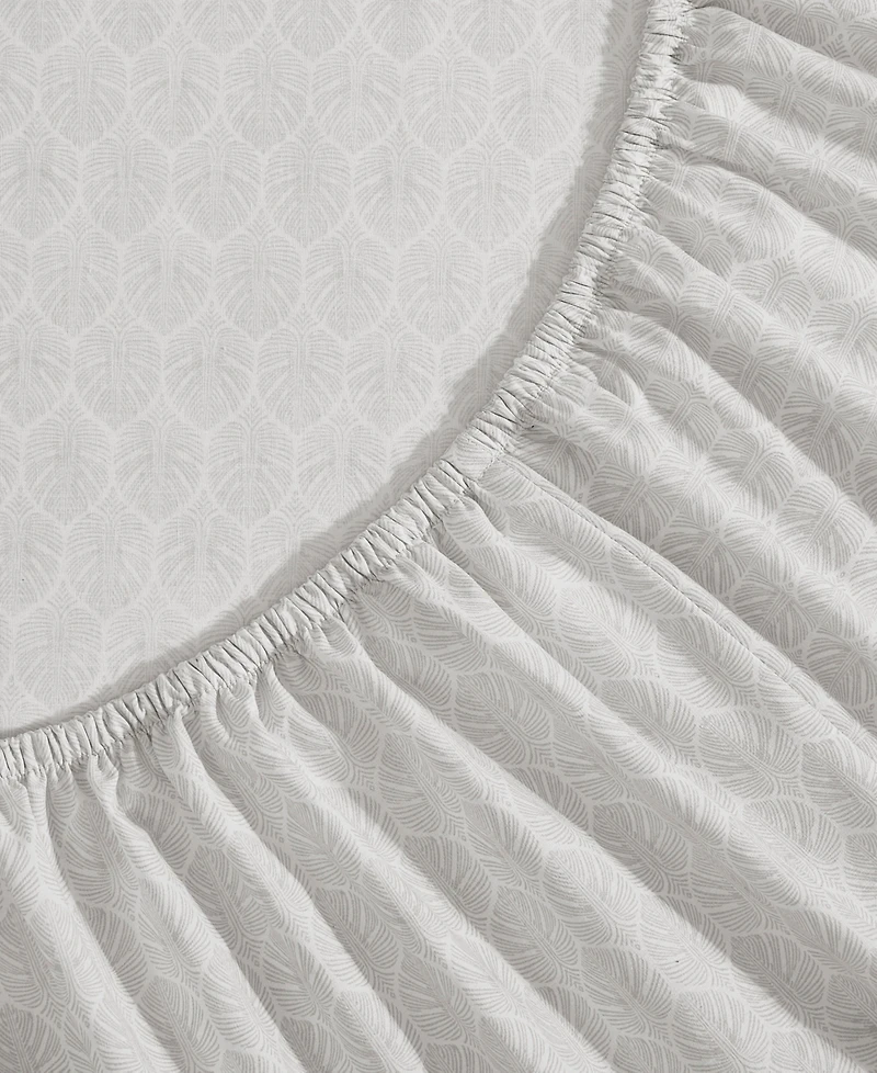 Tommy Bahama Home Line Palms 200-Thread Count Washed Cotton 4-Pc. Sheet Set