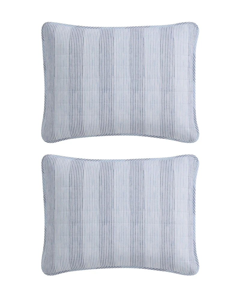 Tommy Bahama Home Bahama Weekend Stripe Cotton Reversible 3-Pc. Quilt Set