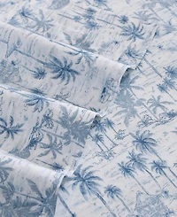Tommy Bahama Home Surfside 200-Thread Count Cotton Percale 4-Pc. Sheet Set, California King