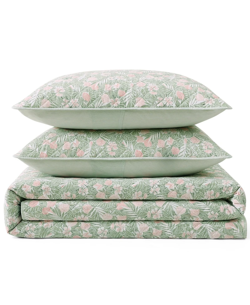 Tommy Bahama Home Pineapple Bloom Cotton Reversible 3-Pc. Quilt Set