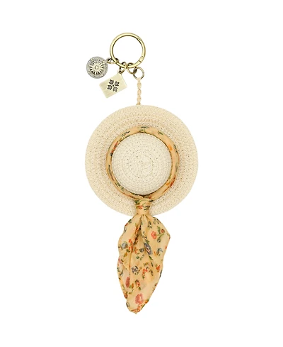 Patricia Nash Leather Sun Hat Mini Bag Charm